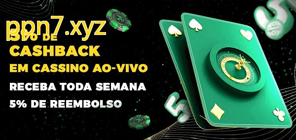 Promoções do cassino ao Vivo ppn7.xyz